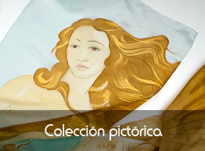 Colección de pañuelos de seda pintados a mano inspiración pictórica